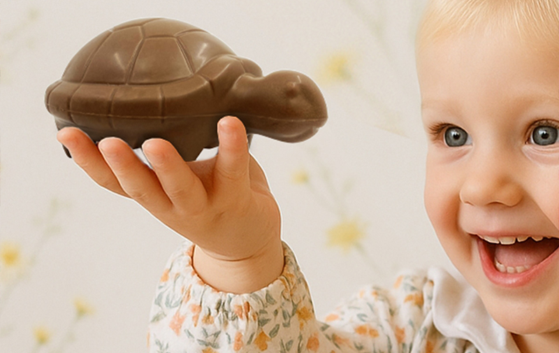 Panier de chocolats de P&acirc;ques