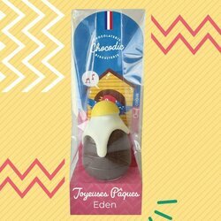 Oeuf coque de Pques avec packaging personnalis