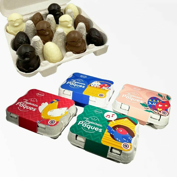 Bote Minis Oeufs avec les chocolats de Pques