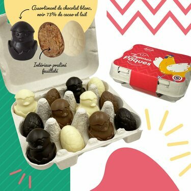 Boîte poussins & minis oeufs
