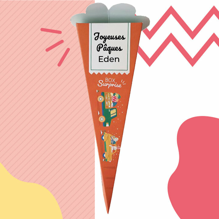 Box surprise enfant de Pques personnalis