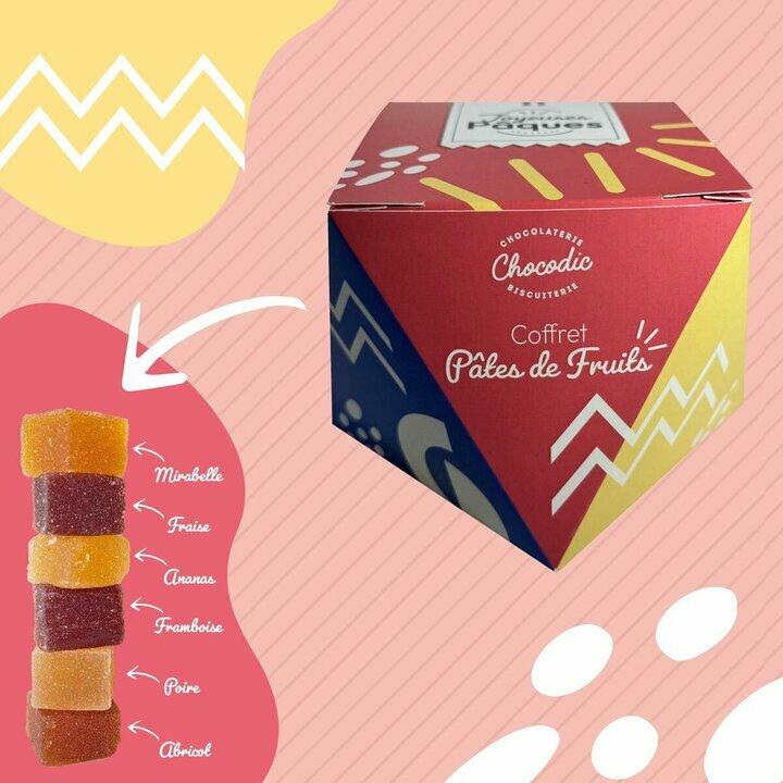 Composition du coffret Ptes de Fruit de Pques