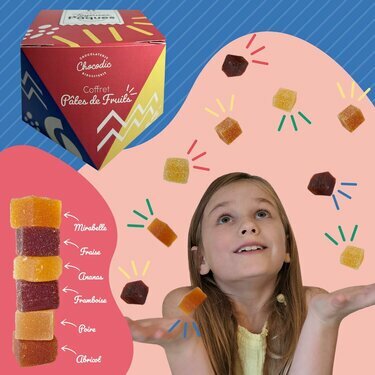 Coffret Pâtes de fruits Pâques