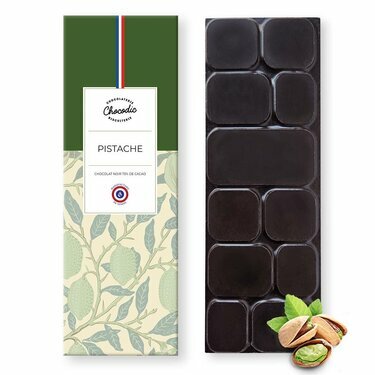 Tablette chocolat Noir pistache
