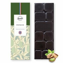 Tablette chocolat Noir pistache Tablette chocolat noir pistache