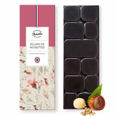 Tablette chocolat noir éclats de noisettes