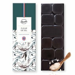 Tablette chocolat Noir fleur de sel Tablette chocolat noir fleur de sel