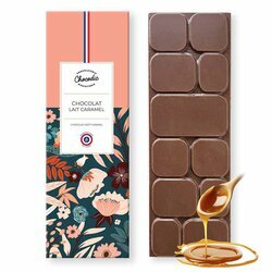 Tablette de chocolat lait caramel 35% de cacao