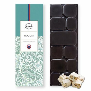 Tablette Noir chocolat nougat