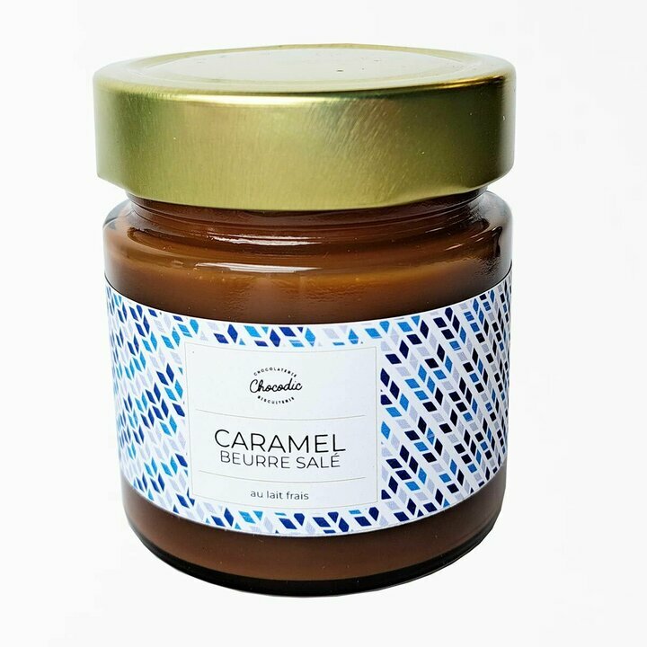Pot de caramel  tartiner ouvert