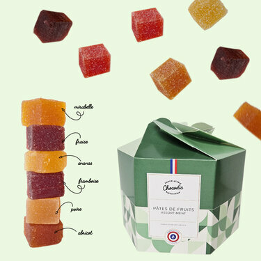 Coffret Assortiment de P&acirc;tes de fruits
