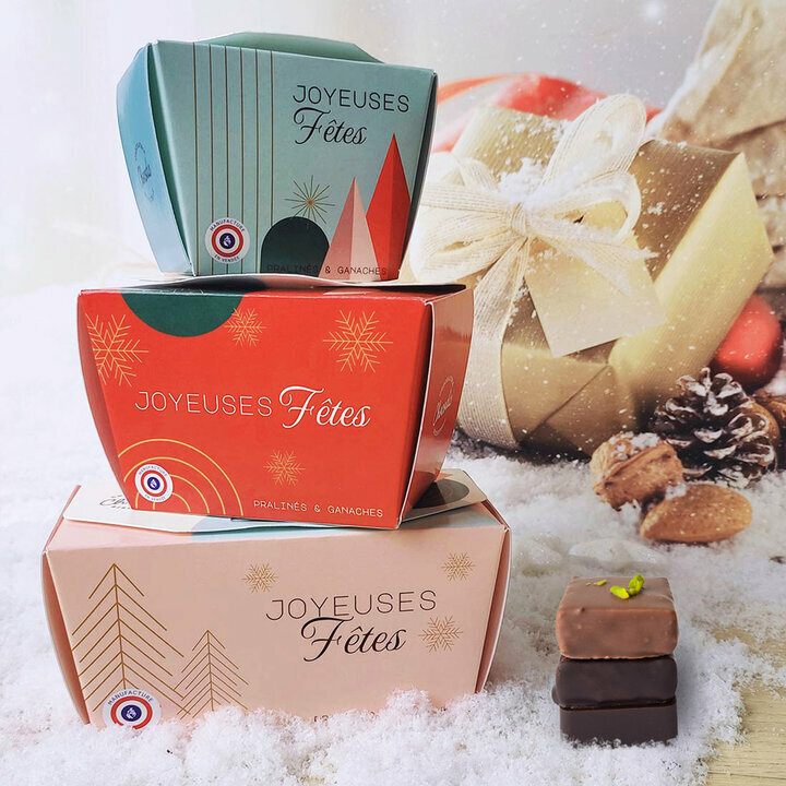 Ballotin de chocolats fins de Nol