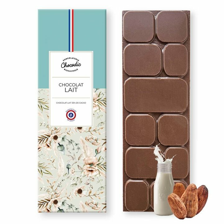 Tablette de Chocolat Lait 33% de cacao