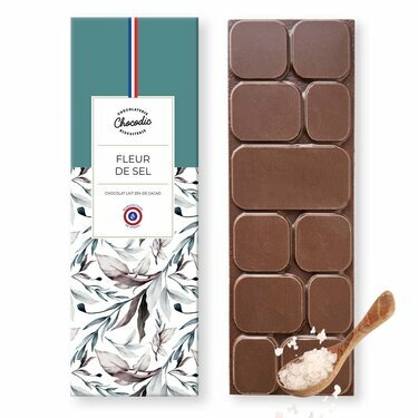 Tablette chocolat Lait fleur de sel