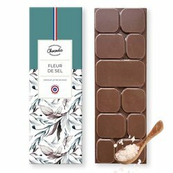 Tablette chocolat Lait fleur de sel Tablette chocolat au Lait et fleur de sel