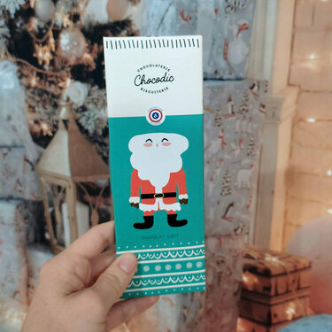Tablette de chocolat Noël Lait 33% de cacao