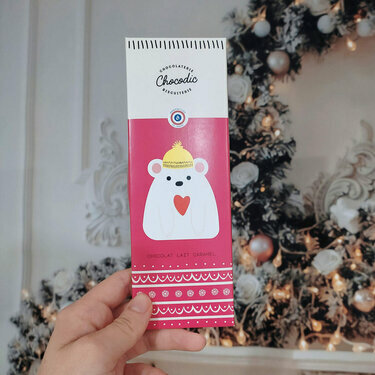Tablette de chocolat Noël Lait-Caramel 35% de cacao