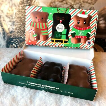 Coffret 3 Oursons guimauve - Noël