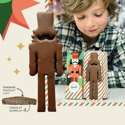 Composition Casse Noisette de Nol en chocolat