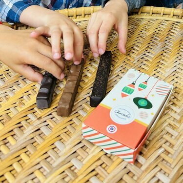 Coffret Barres de chocolat - Noël