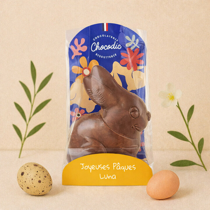 Antonin Le Lapin fond personnalis� - Collection P�ques emball�