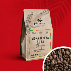 Caf� Moka J�b�na Buna d'Ethiopie - Le Caf�ier - En grain