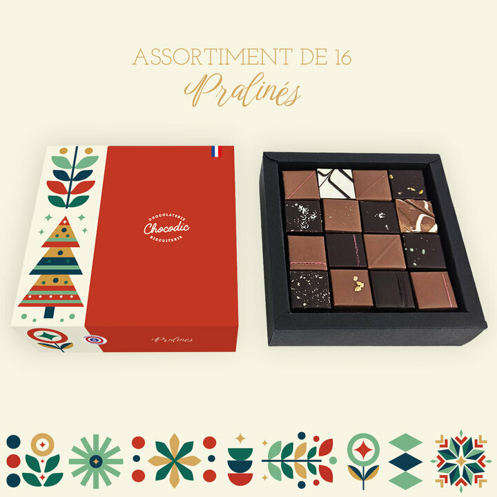 Coffret Pralin�s - 16 chocolats