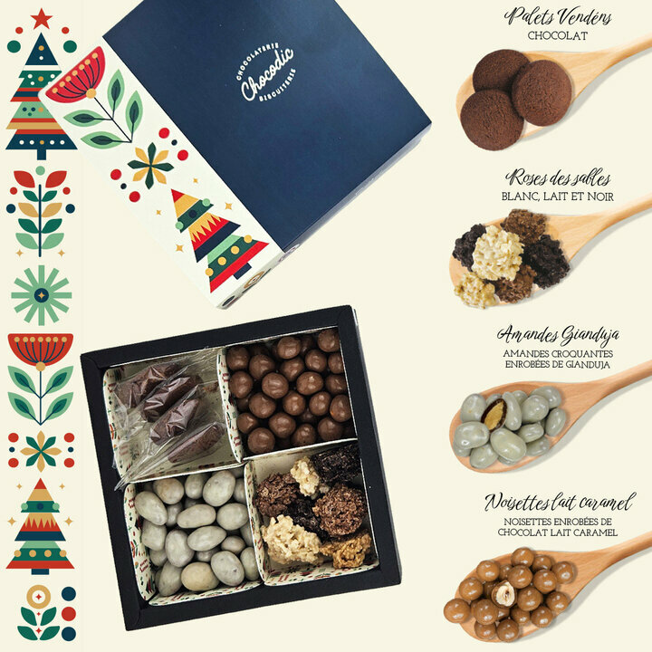 Composition du Coffret Chocolat� de No�l