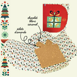 Composition Cadeaux de No�l en chocolat - No�l