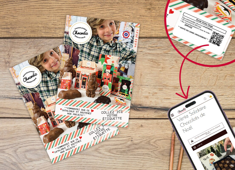 Les accès à la boutique directement disponible sur les catalogues